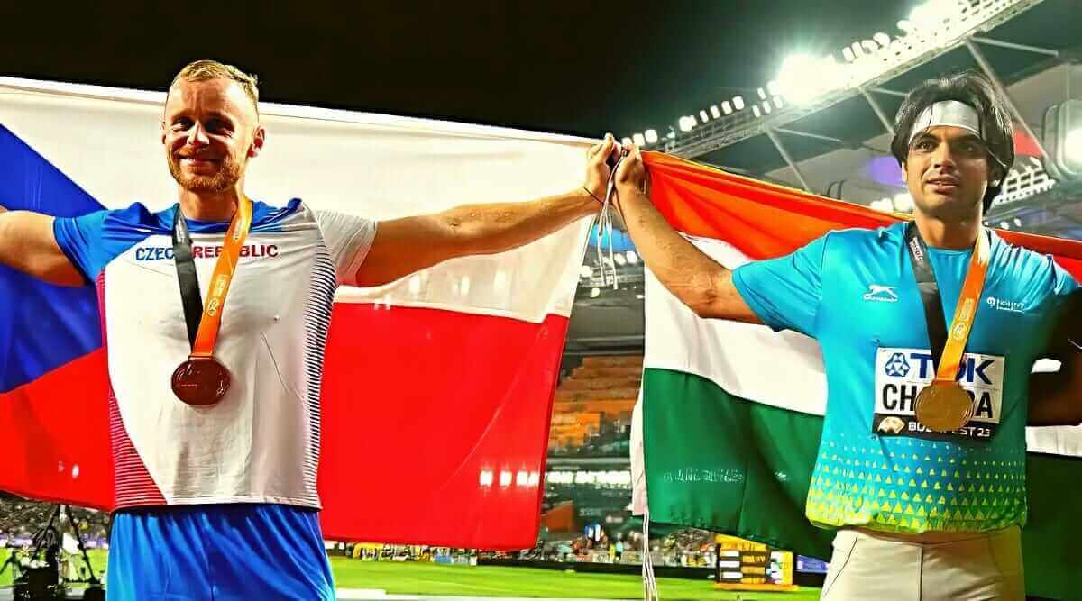 Jakub Vadlejch Dominates Javelin Throw, Neeraj Chopra Secures Second Spot Jakub Vadlejch Dominates Javelin Throw, Neeraj Chopra Secures Second Spot