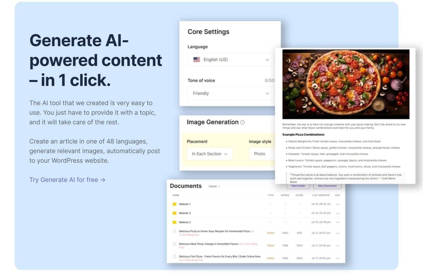SEOWriting AI Software