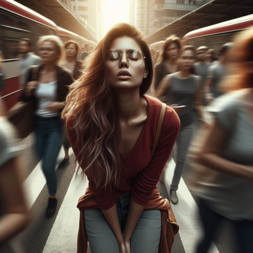 Woman Frozen in Street TikTok Video Goes Viral