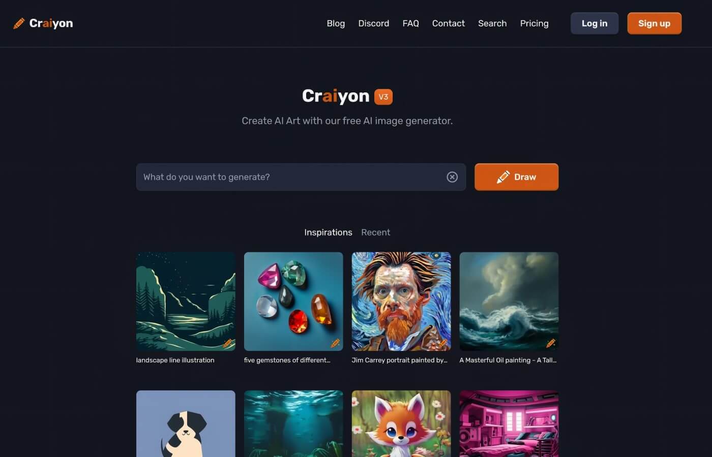Craiyon AI Image generation