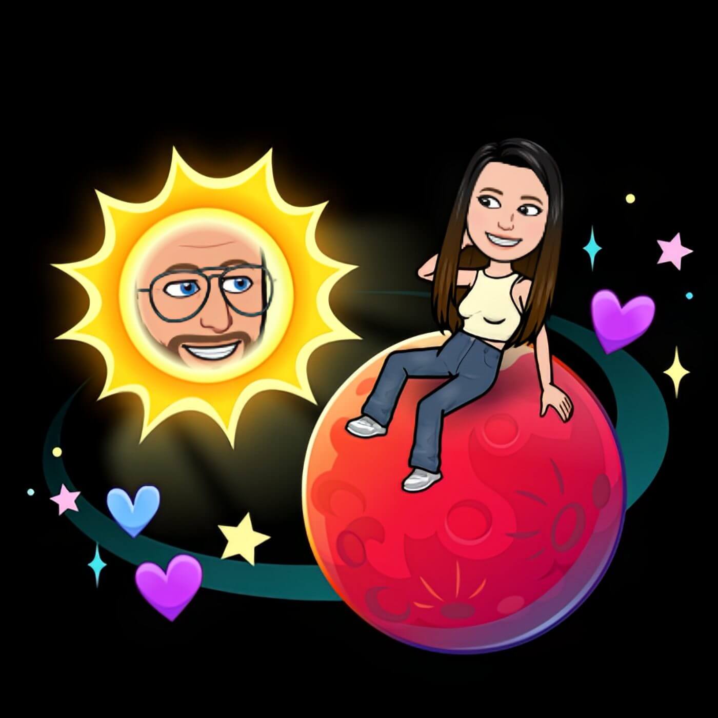 Mars: Snapchat Friend Solar System