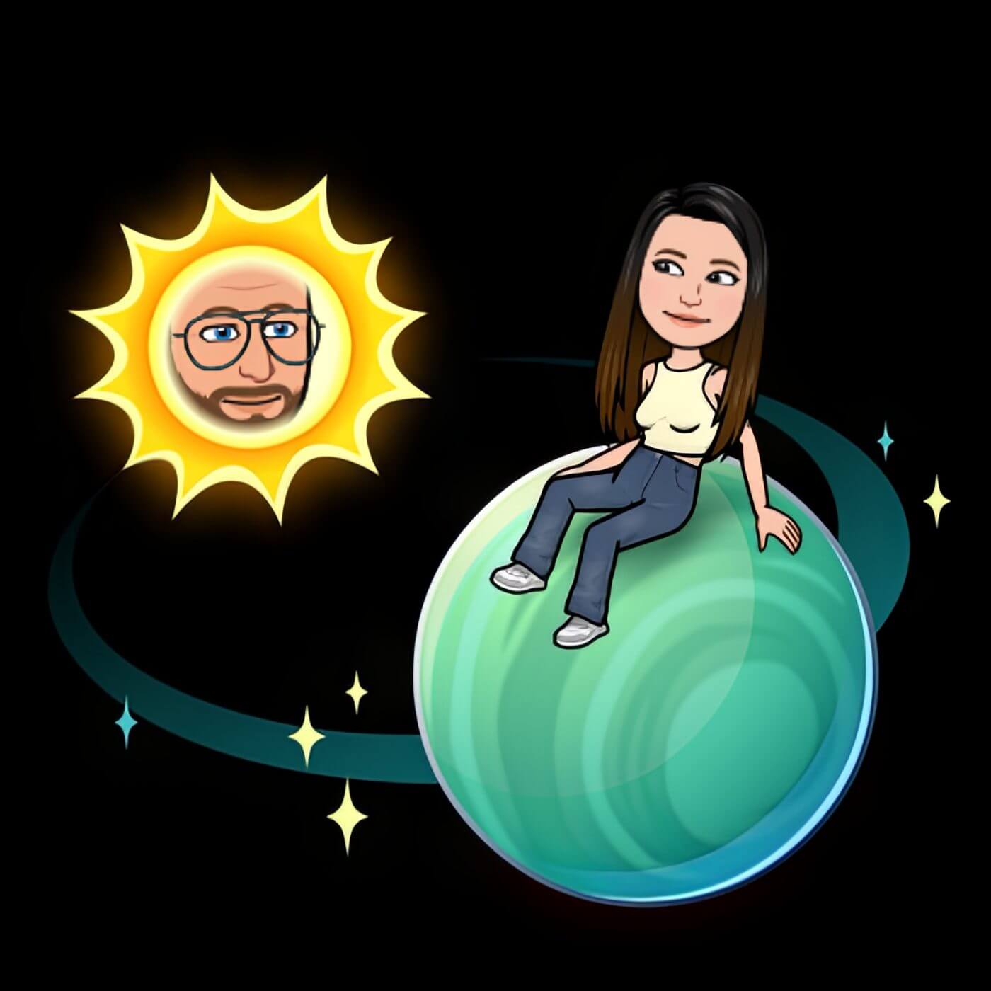 Uranus: 
 Snapchat Friend Solar System