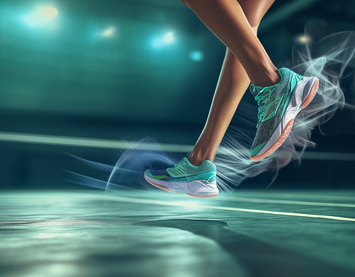 non marking badminton shoes