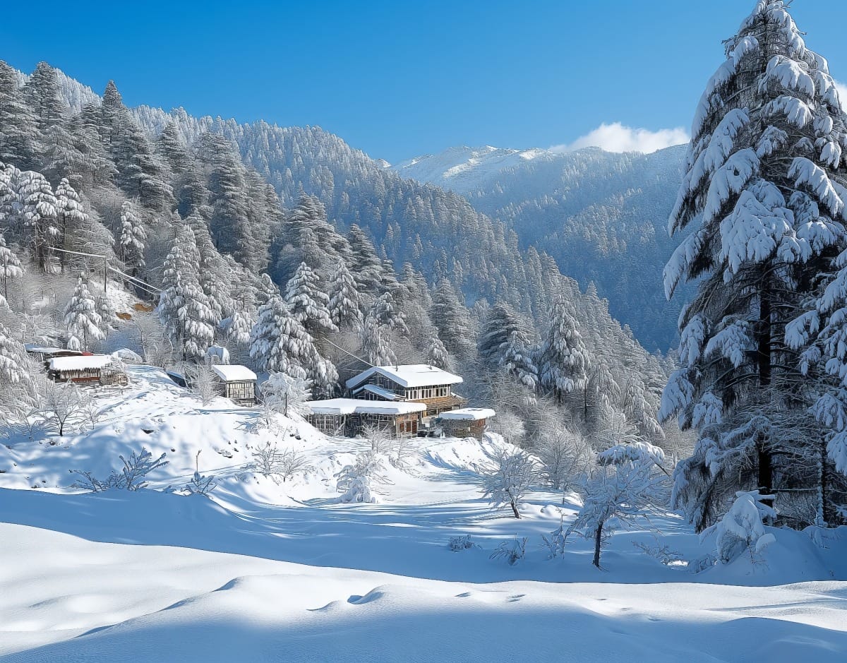 Manali snowfall time